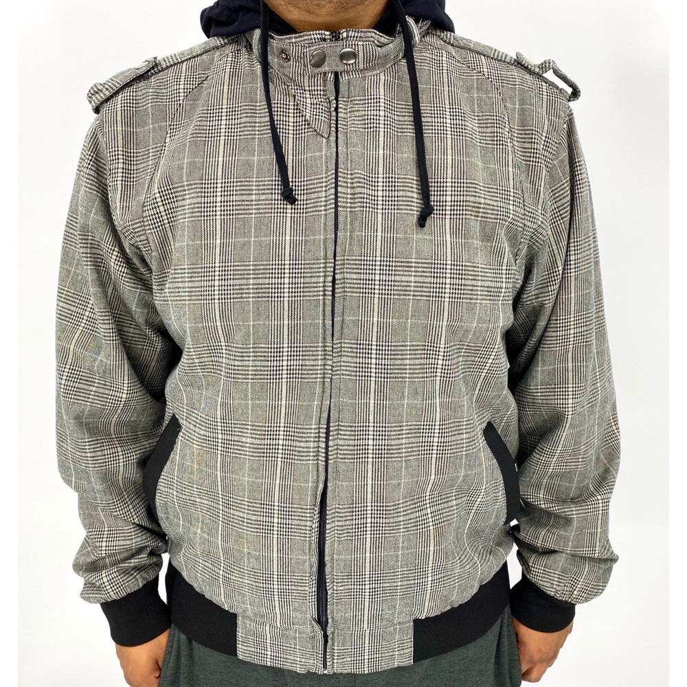 Gramercy Men’s Black and Gray Casual Jacket Size XL